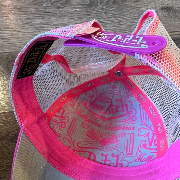 Von Dutch Trucker Hat Hot Pink main image 4